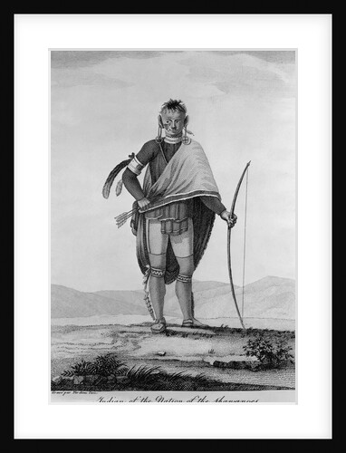 Indian of the Nation of the Shawanoes by Jean Baptiste Tardieu