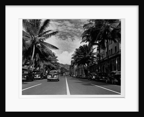 Street in Honolulu, Hawaii by Anonymous