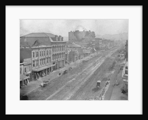 Market Street Above Montgomery Street, San Francisco, California by Anonymous