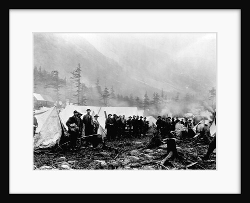 Prospectors on Front Street of Sheep Camp by Anonymous