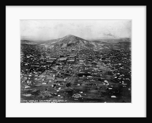 Columbia Mountain Sits at the Edge of Goldfield, Nevada by Anonymous