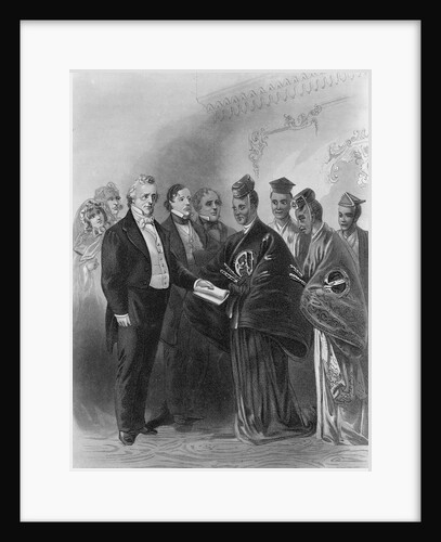 President James Buchanan and the Japanese Embassy by Augustus Robin
