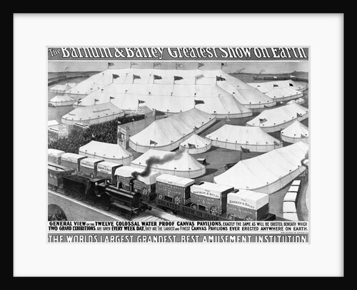 Barnum & Bailey Greatest Show on Earth Poster by Anonymous