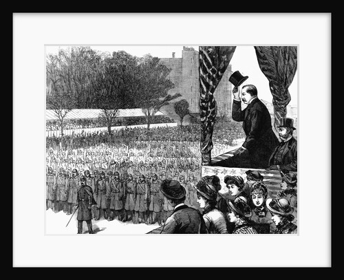Wash., D.C. The inauguration of President Cleveland, March 4th. by Anonymous