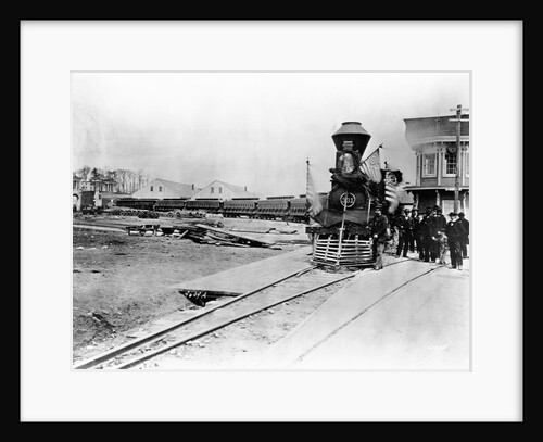 President Abraham Lincoln's Funeral Train by Anonymous