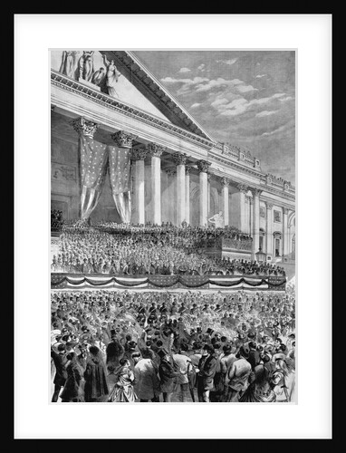 Wood Engraving Inauguration of President Grant by Anonymous