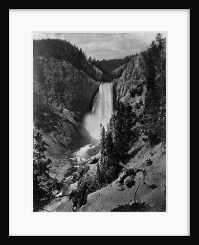 Lower Falls in the Grand Canyon of the Yellowstone by Anonymous