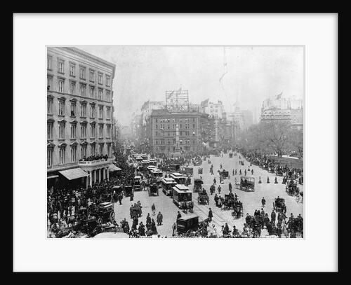 Broadway at Madison Square Park in New York City, 1893 by Anonymous