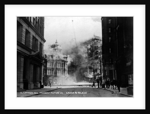 The Grand Palace on Fire by Anonymous