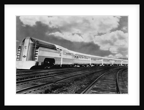 Picture of a Stainless Steel Train by Anonymous