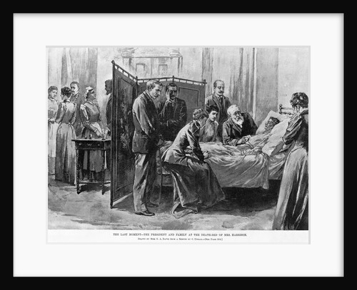 Death of Caroline Harrison by Anonymous