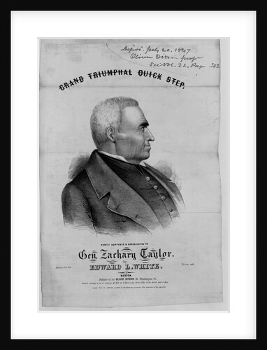 Cover Sheet for "Grand Triumphal Quick Step" by Anonymous