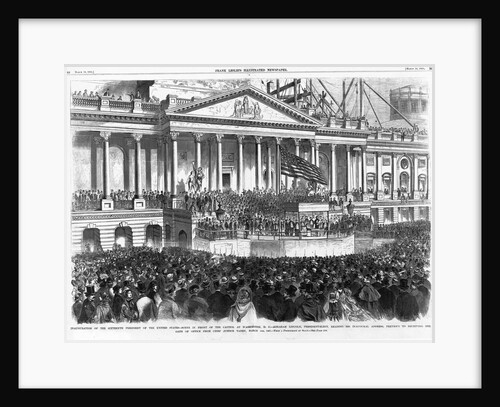 Inagural Celebration for President Abraham lincoln, March 16, 1861 by Anonymous