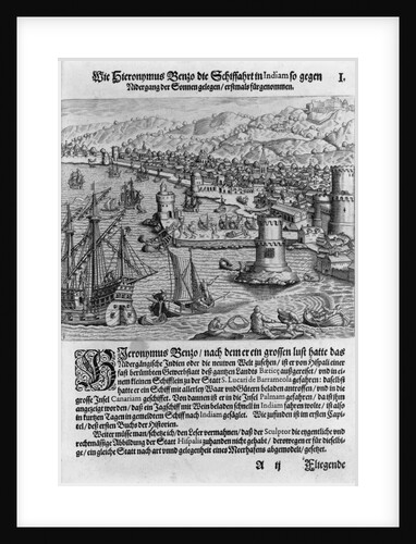 Book Illustration of Seville's Harbor by Anonymous