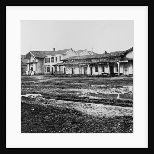Mission Dolores and the Mansion House in San Francisco, Califonia, USA by Anonymous