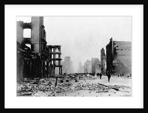 Market Street and Downtown Financial District Reduced to Rubble by Anonymous