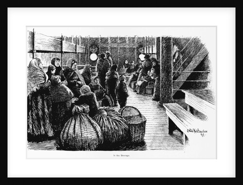 Immigrants in Steerage of Ship by Anonymous