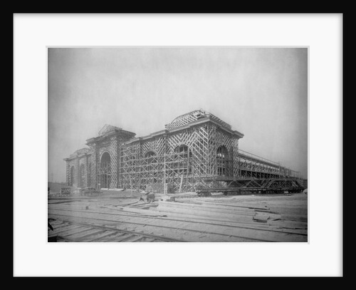 Construction of World's Fair Exhibition Building by Anonymous