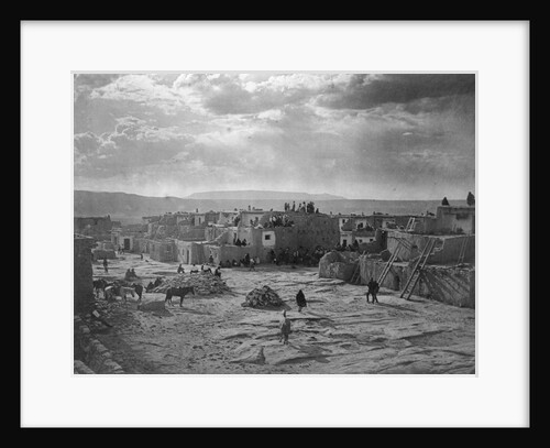 A Feast Day at Acoma by Edward S. Curtis