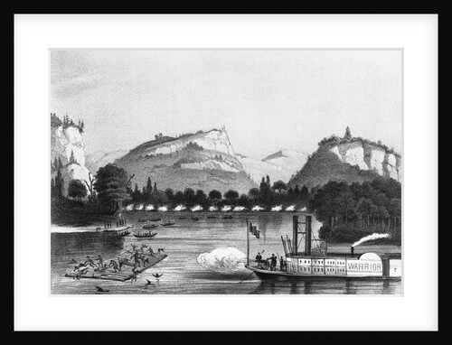Battle of Bad Axe Illustration by Anonymous