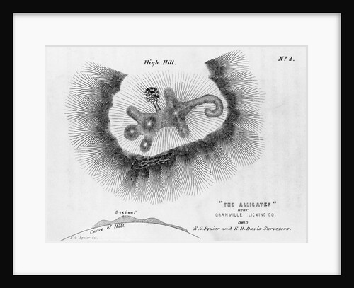 Print of a Burial Mount by Anonymous