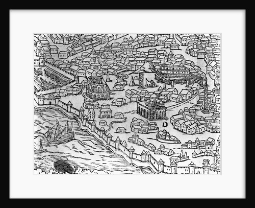 Map of Constantinople by Anonymous