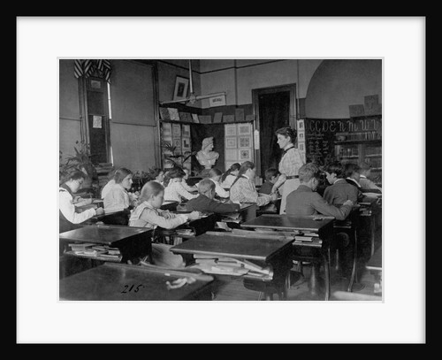 Students Studying in Class by Anonymous