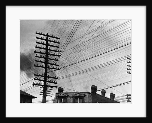 Telephone Poles and Wires by Anonymous