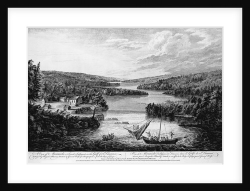 Miramichi Settlement on the Gulf of Saint Lawrence by Paul Sanby After Drawing by Captain Hervey Smyth