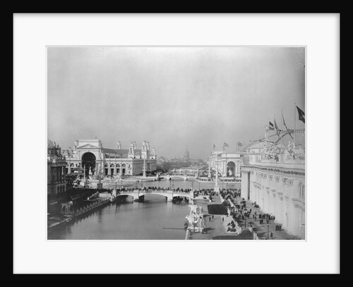 Visitors Strolling at Chicago Exposition by Anonymous