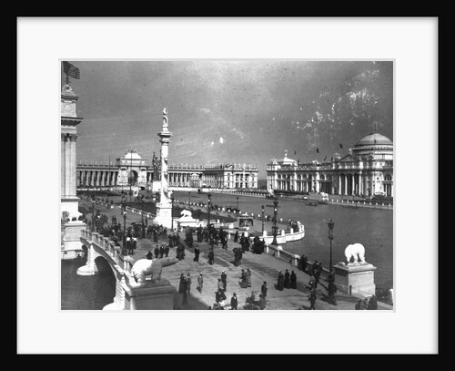 Visitors Strolling at Chicago Exposition by Anonymous