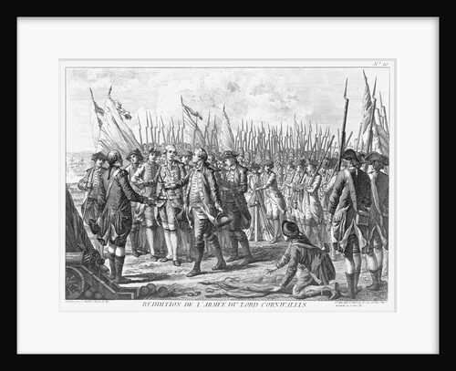 Surrender of Cornwallis 19 Oct 1781 by Anonymous