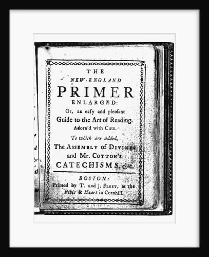 Title Page of New England Primer by Anonymous
