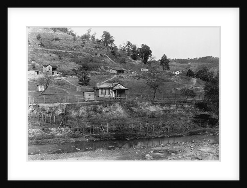 Rural School and Shanties by Anonymous