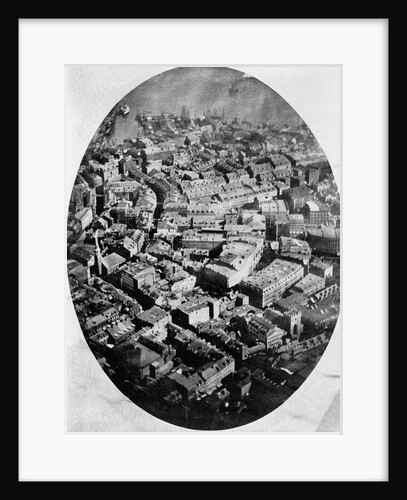 Aerial View of 1860s Boston by Anonymous