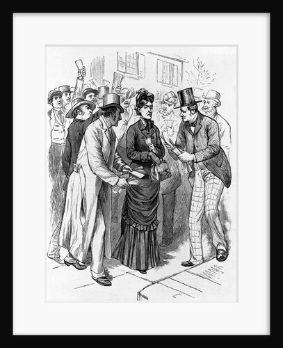 Drawing of Woman Voter by Anonymous