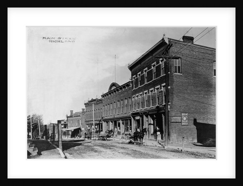Main Street of New York Town by Anonymous