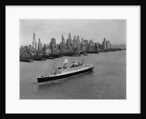 S.S. Washington on the Hudson River by Anonymous