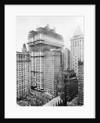 Construction of the Equitable Building, New York by Anonymous