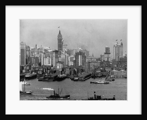 Lower Manhattan and Waterfront by Anonymous