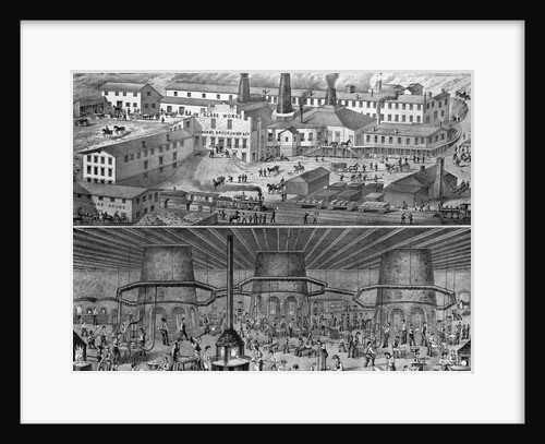 The Glassworks of J. H. Hobbs, Brockunier, & Co., Wheeling, West Virginia Published by Titus