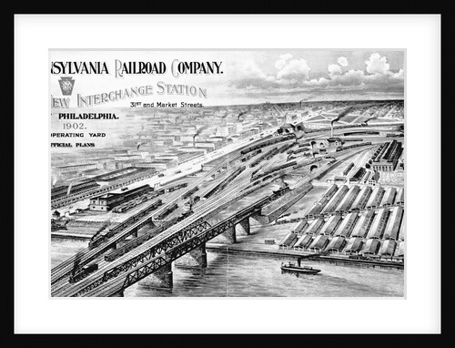 Railroad Yard in Philadelphia by Anonymous