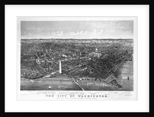 Map of Washington D. C. by Anonymous