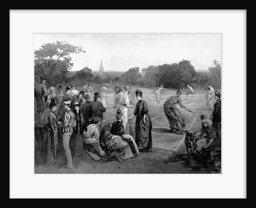 People Playing Lawn Tennis by Anonymous