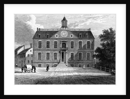 State House in Newport, Rhode Island Designed by G. Wall