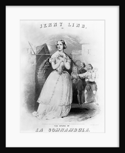 Opera Singer Jenny Lind by Anonymous