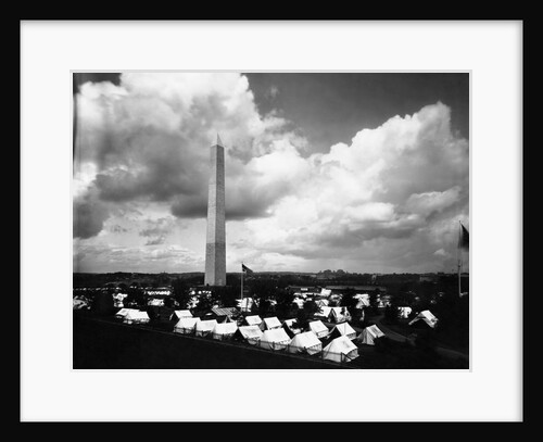 Camp Under Washington Monument by Anonymous