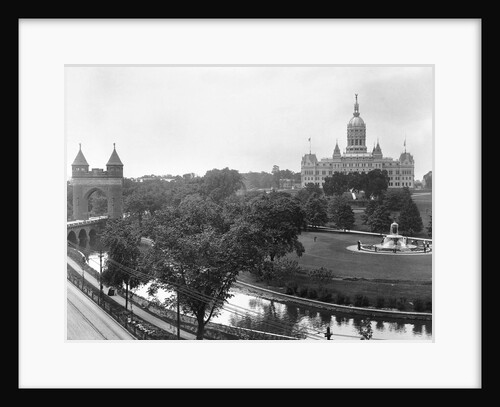 Connecticut State Capitol and Bushnell Park by Anonymous