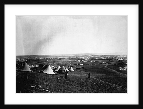 Overview of Encampment in Crimean War by Anonymous