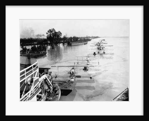 Seaplanes on the Flooded Mississippi by Anonymous
